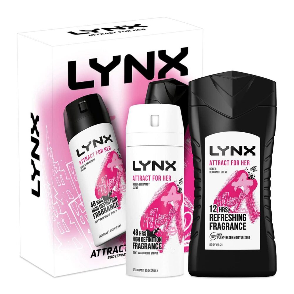 Lynx Attract For Her Bodyspray & Bodywash