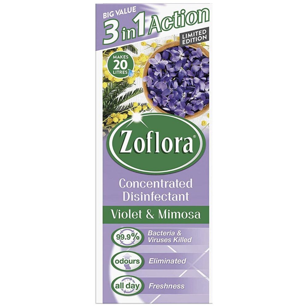 Zoflora Violet & Mimosa Concentrated Disinfectant 500ml