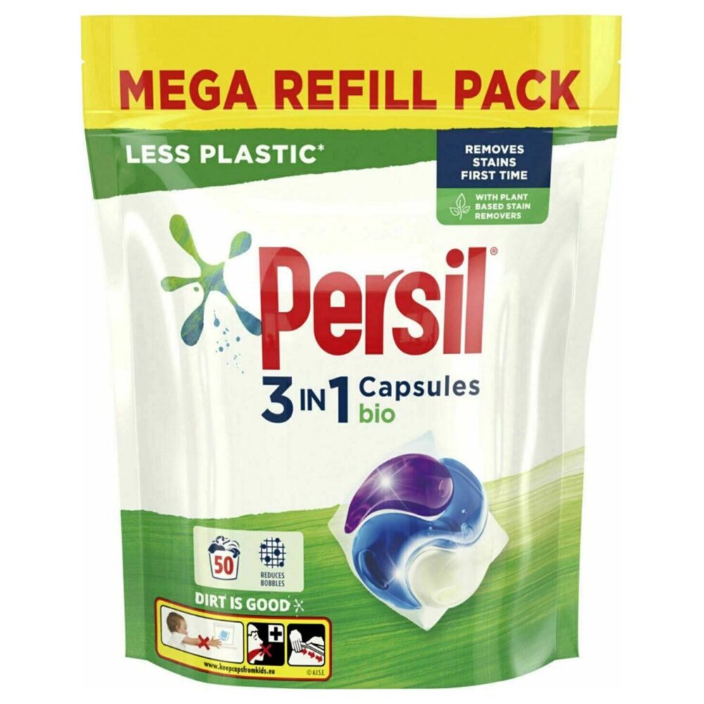 Persil 3 in 1 Washing Capsules Bio 50W