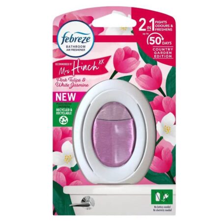 Febreze Bathroom Air Freshener Pink Tulips & White Jasmine