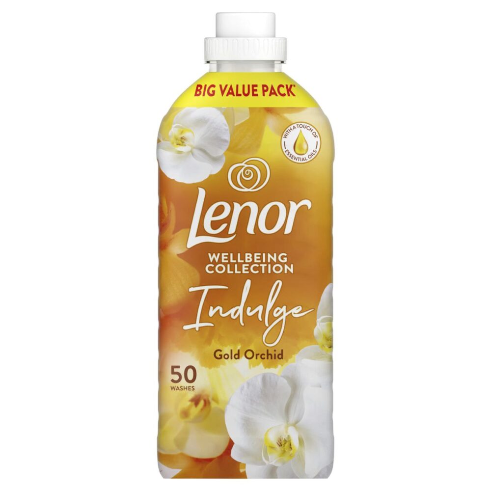 Lenor Fabric Conditioner Indulge Wellbeing Collection Gold Orchid 50W
