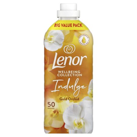 Lenor Fabric Conditioner Indulge Wellbeing Collection Gold Orchid 50W