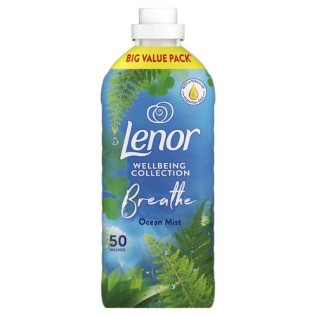 Lenor Wellbeing Ocean Mist Fabric Conditioner 50W