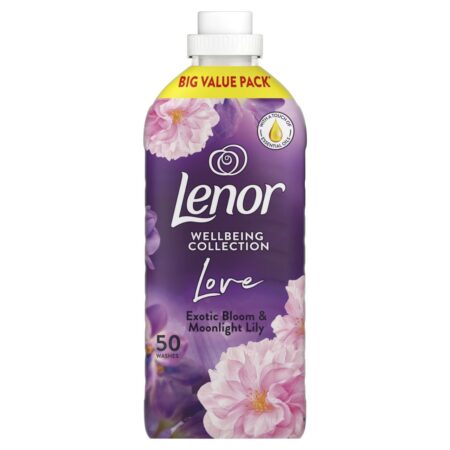 Lenor Wellbeing Exotic Bloom & Moonlight Lily Fabric Conditioner 50W