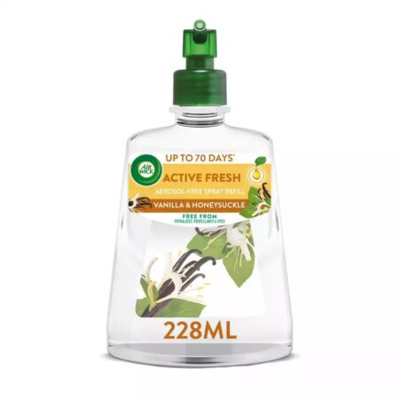 Airwick Aerosol-Free Automatic Air Freshener Spray Vanilla and Honeysuckle 228ml