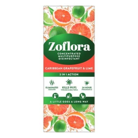 Zoflora Caribbean Grapefruit & Lime Multipurpose Disinfectant 500ml
