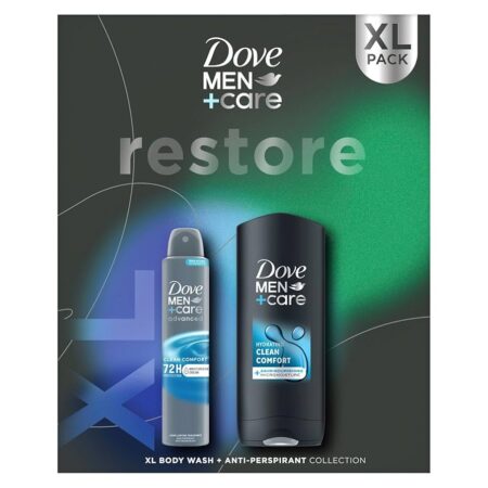 Dove Men+Care Restore Clean Comfort Duo XL Gift Set