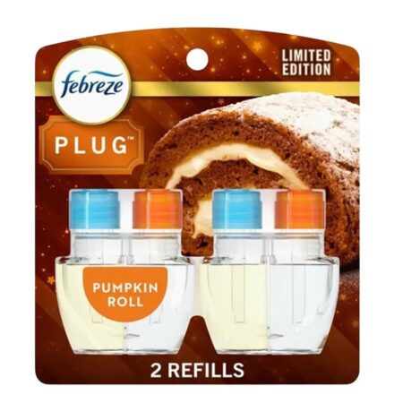 Febreze Limited Edition Plug Dual Air Freshener Refills - pumpkin Roll