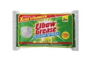 Elbow Grease Xtra Strong Scourer Sponge 2pk