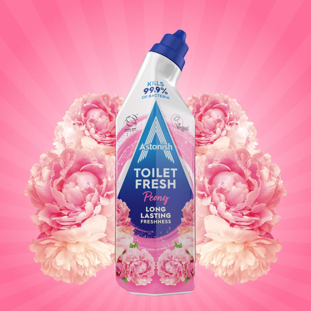 Astonish Toilet Fresh Peony 750ml - Image 2