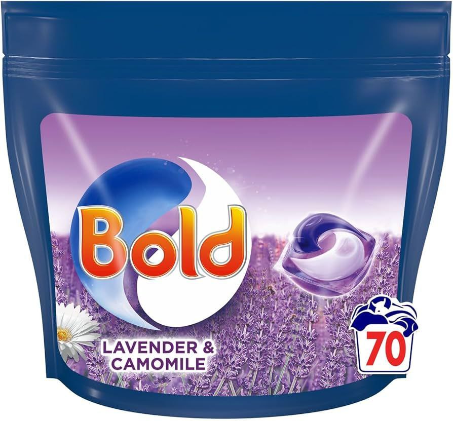 Bold 3in1 Pods Washing Capsules Lavender & Camomile 70W - Image 2