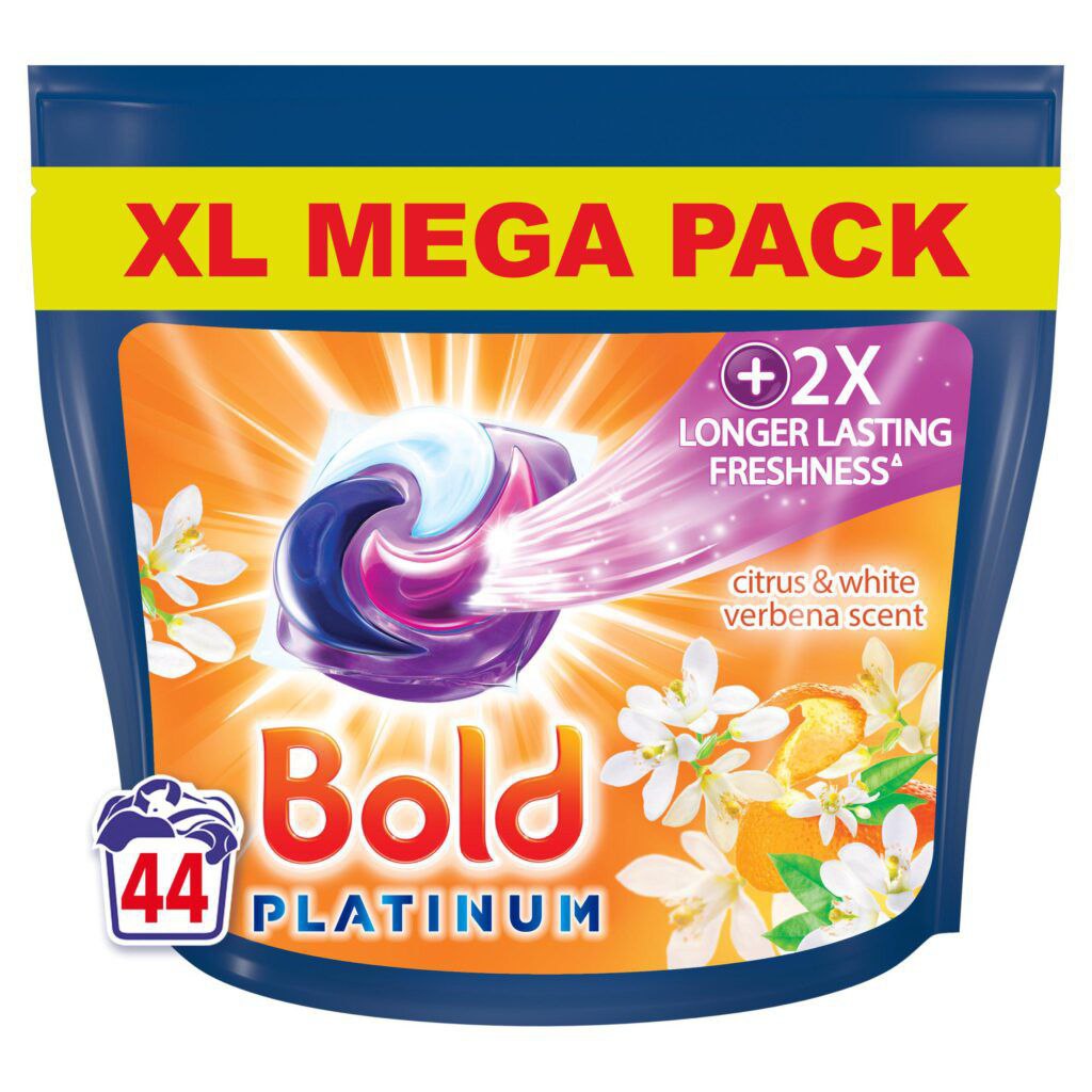 Bold Platinum Pods Citrus & Verbena Washing Liquid Capsules 44W