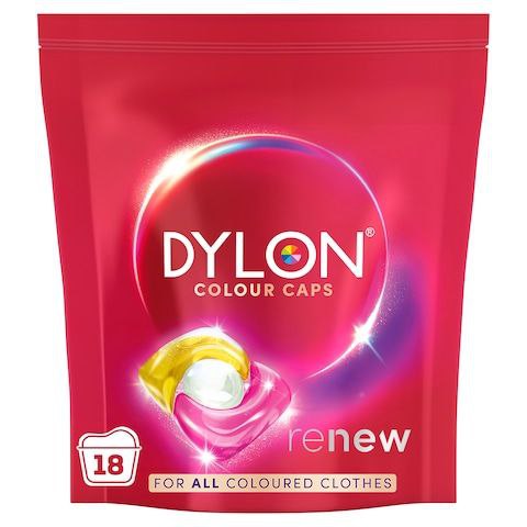 Dylon Colour Capsules for all Coloured Clothes 18W
