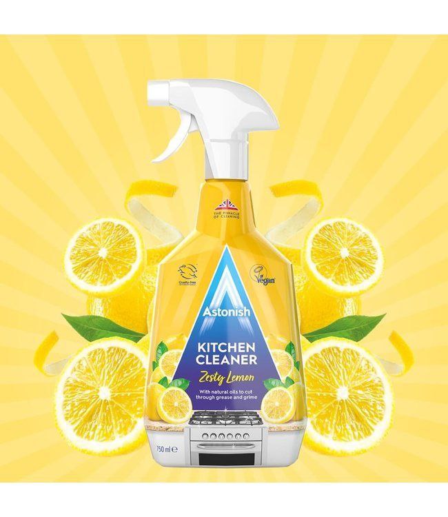 Astonish Kitchen Cleaner Zesty Lemon 750ml - Image 2