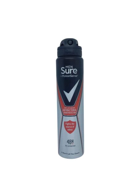 Sure Men Motion Sense Antibacterial Protection Body Spray 250ml