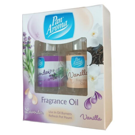 Pan Aroma Fragranced Oils 2 Pack Lavender/Vanilla