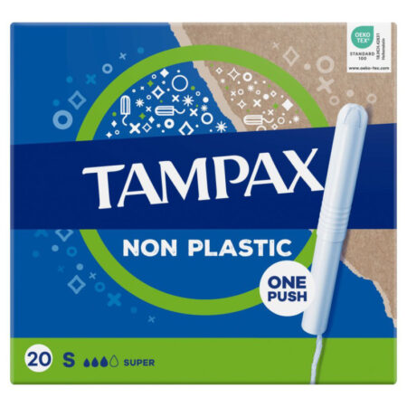 Tampax Super Tampons Applicator Cardboard x20