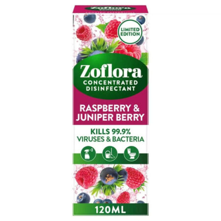 Zoflora Disinfectant Raspberry & Juniper Scent 120ml