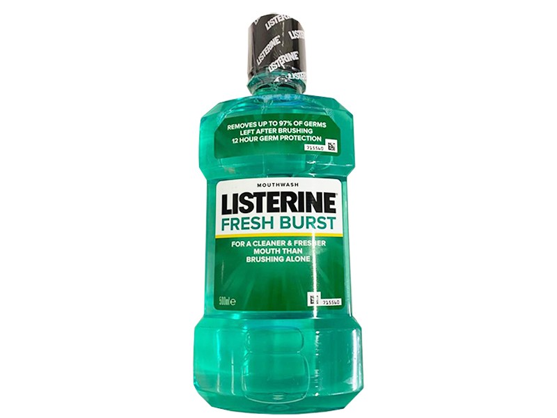 Listerine Fresh Burst Mouthwash 500ml
