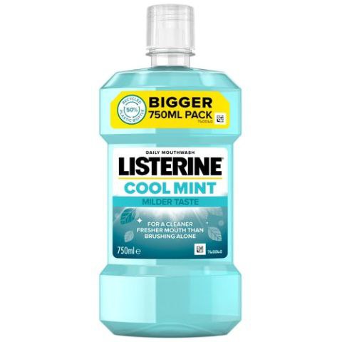 Listerine Cool Mint Mouthwash 750ml