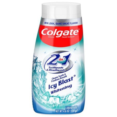 Colgate Icy Blast 2 in 1 Whitening Toothpaste & Mouthwash