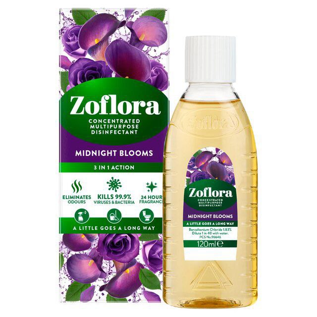 Zoflora Midnight Blooms Concentrated Disinfectant 120ml