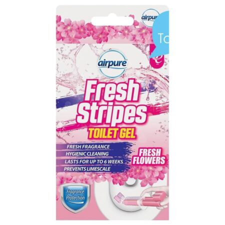 Airpure Fresh Flowers Fresh Stripes Toilet Gel