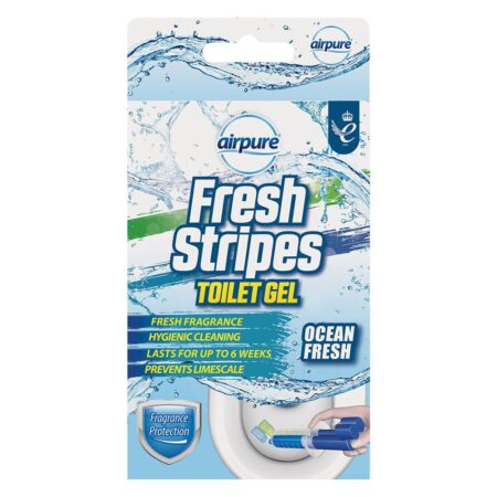 Airpure Ocean Fresh Stripes Toilet Gel