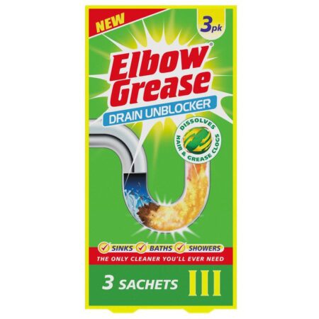 Elbow Grease Drain Unblocker 3 Sachets