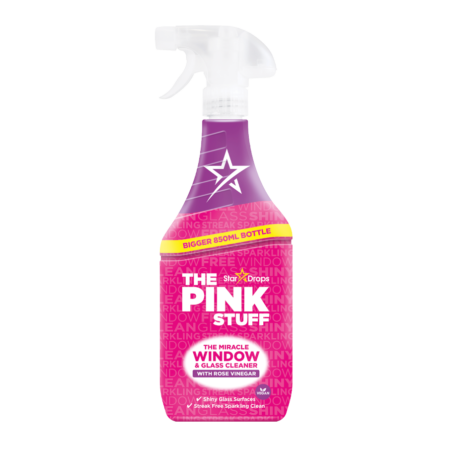 The Pinkstuff Miracle Window & Glass Cleaner With Rose Vinegar