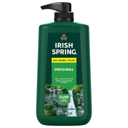 Irish Spring Original Clean Body Wash for Men 887ml