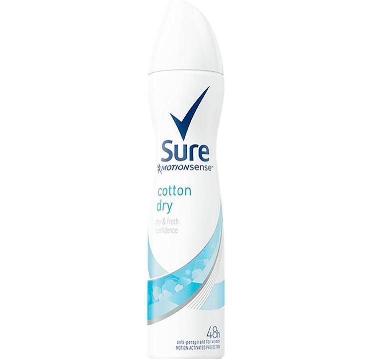 Sure Women Motion Sense Cotton Dry Anti-Perspirant Spray