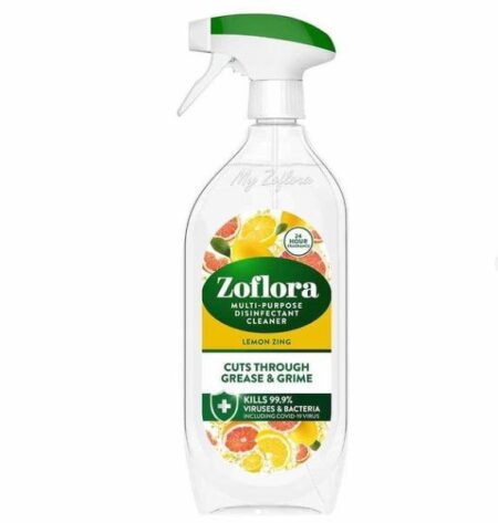 Zoflora Lemon Zing Multipurpose Disinfectant Spray 800ml