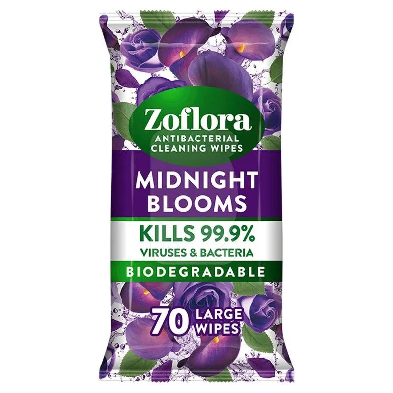 Zoflora Midnight Blooms Multi-Surface Cleaning Wipes