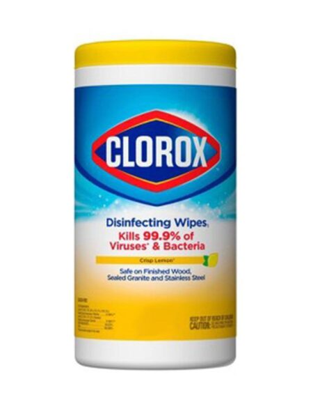Clorox Crisp Lemon Disinfecting Wipes 85wipes