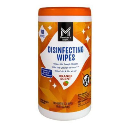 Member's Mark Orange Scent Disinfecting 78Wipes