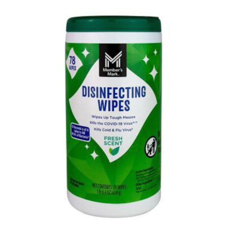Member's Mark Fresh Scent Disinfecting 78Wipes
