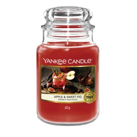 Yankee Candle Apple & Sweet Fig Large Jar 623g
