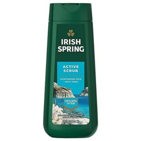 Irish Spring Active Scrub Body Wash for Men 591ml