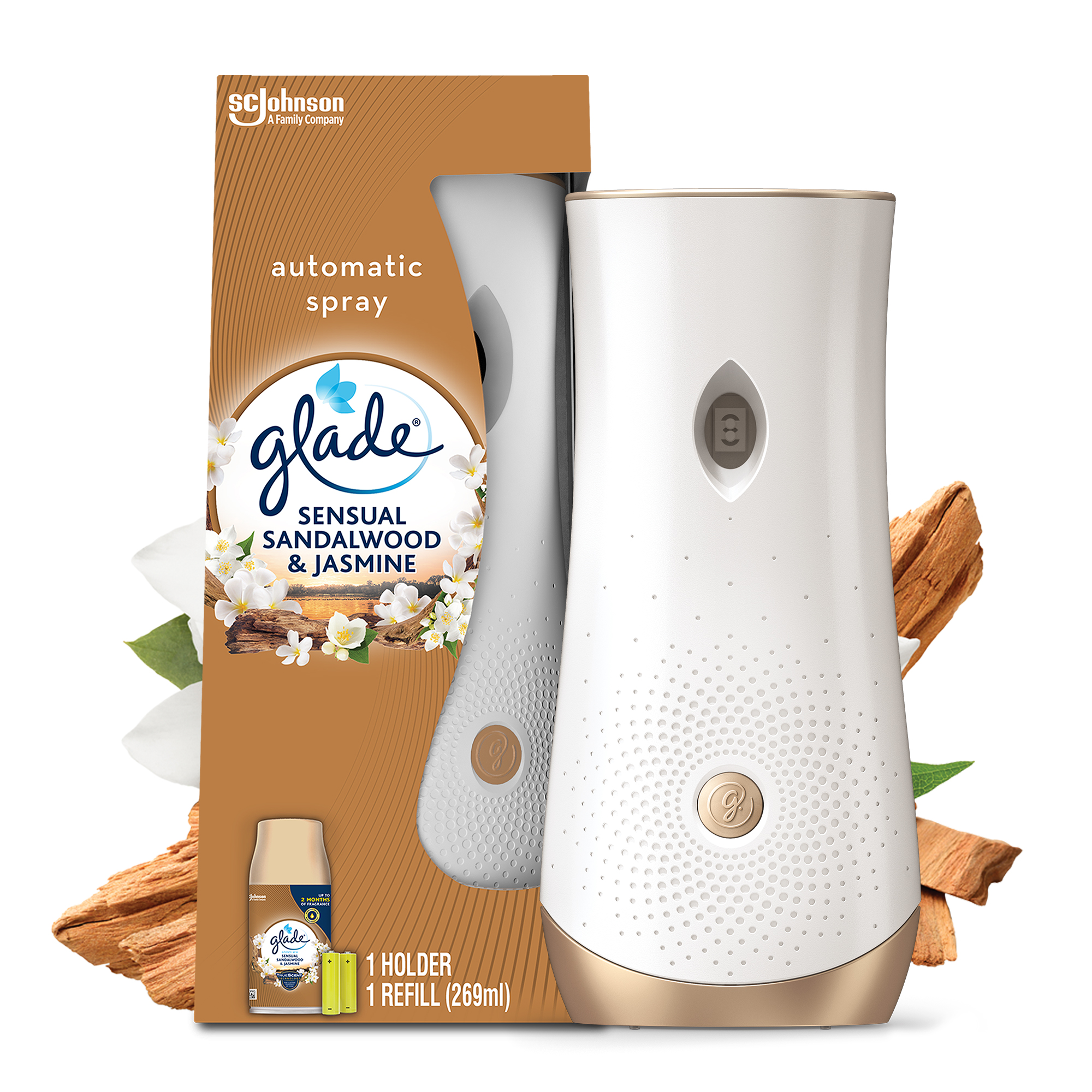 Glade Sandalwood & Jasmine Automatic Spray