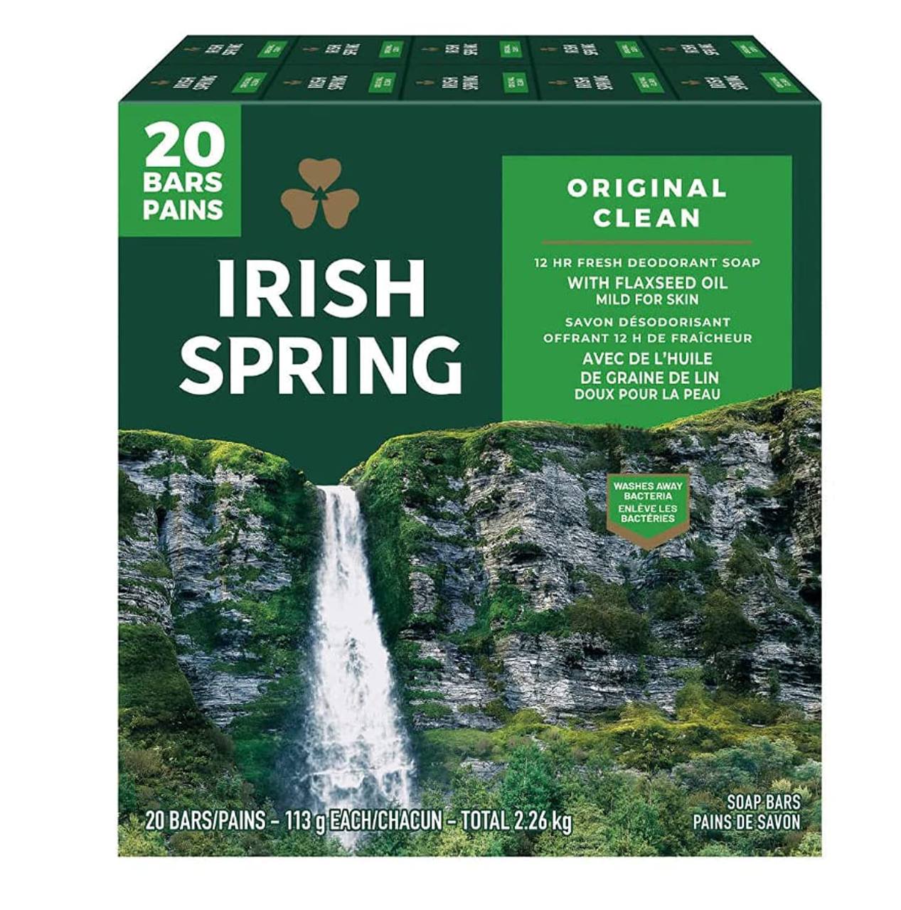 Irish Spring Original Clean 20bar Soap
