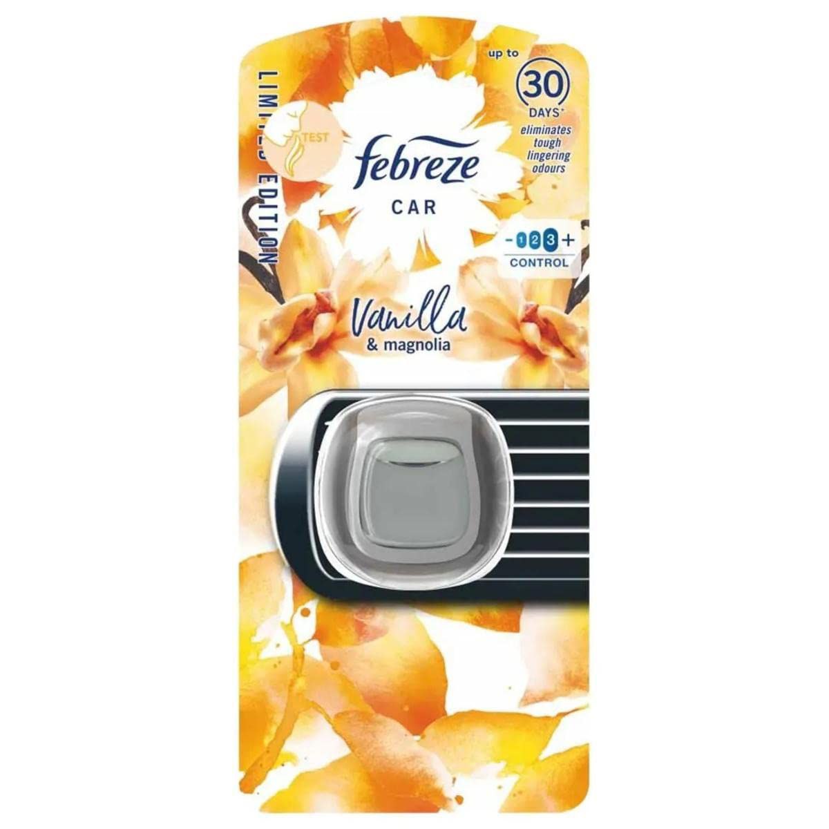 Febreze Vanilla & Magnolia Car Vent Clip Freshener