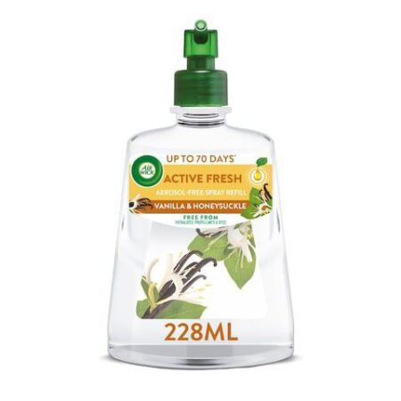 Airwick Fresh Spring Oasis Vanilla Active Fresh Aerosol Free Refill 228ml