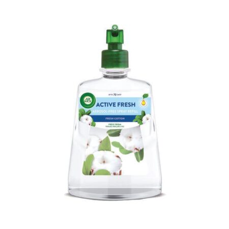 Airwick Cotton Fresh Active Fresh Aerosol Free Refill 228ml