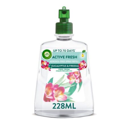 Airwick Eucalyptus & Freesia Active Fresh Aerosol Free Refill 228ml