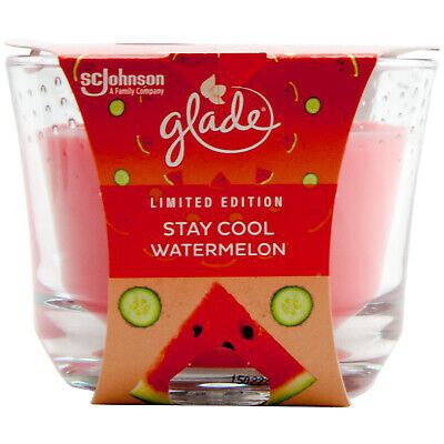 Glade Stay Cool Watermelon Scented Candle 225g