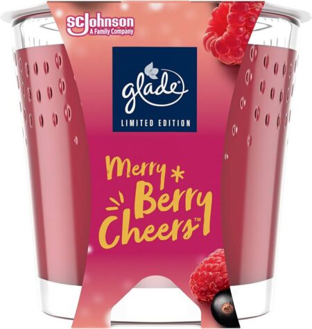 Glade Merry Berry Cheers Scented Candle 129g