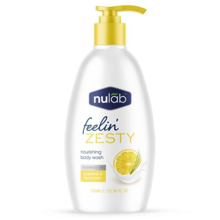 Nulab Feelin’ Zesty Body Wash Grapefruit & Lemon 750ml