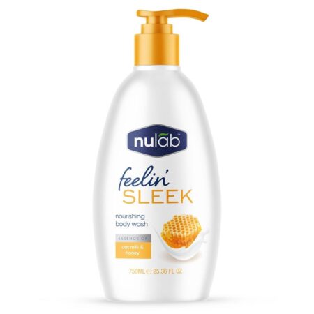 Nulab Feelin’ Sleek Body Wash Oat Milk & Honey 750ml