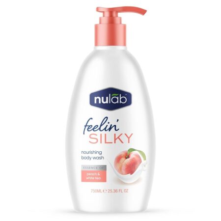 Nulab Feelin’ Silky Body Wash Peach & White Tea 750ml